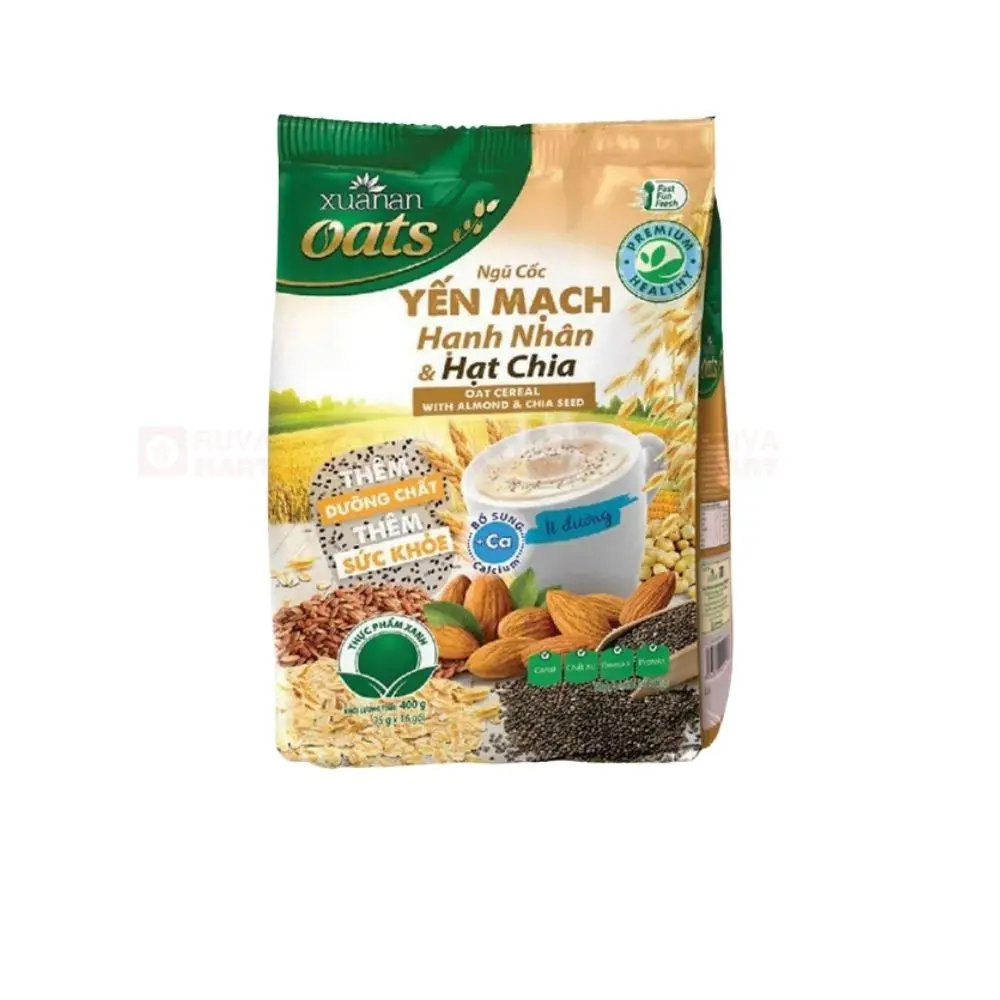 Bột ngũ cốc yến mạch óc chó mè đen Xuân An 400G - 319