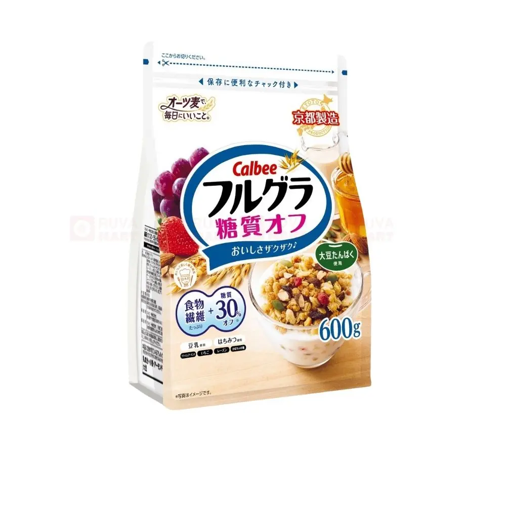Ngũ cốc trái cây Frugra Calbee ít đường 600G - 397