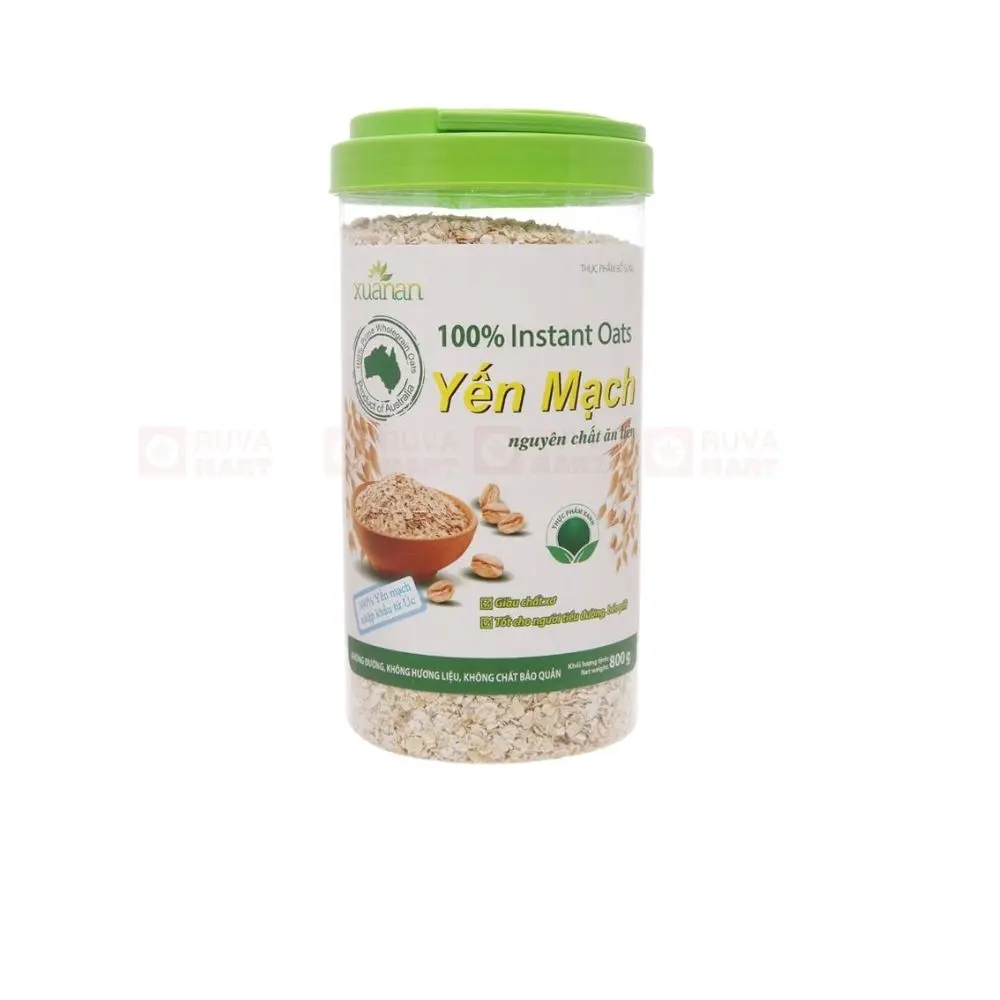 Bột Yến Mạch nguyên chất Xuân An hộp 800G - 411