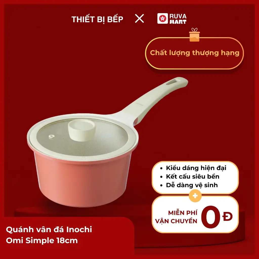 Quánh vân đá Inochi Omi Simple 18cm - 1731