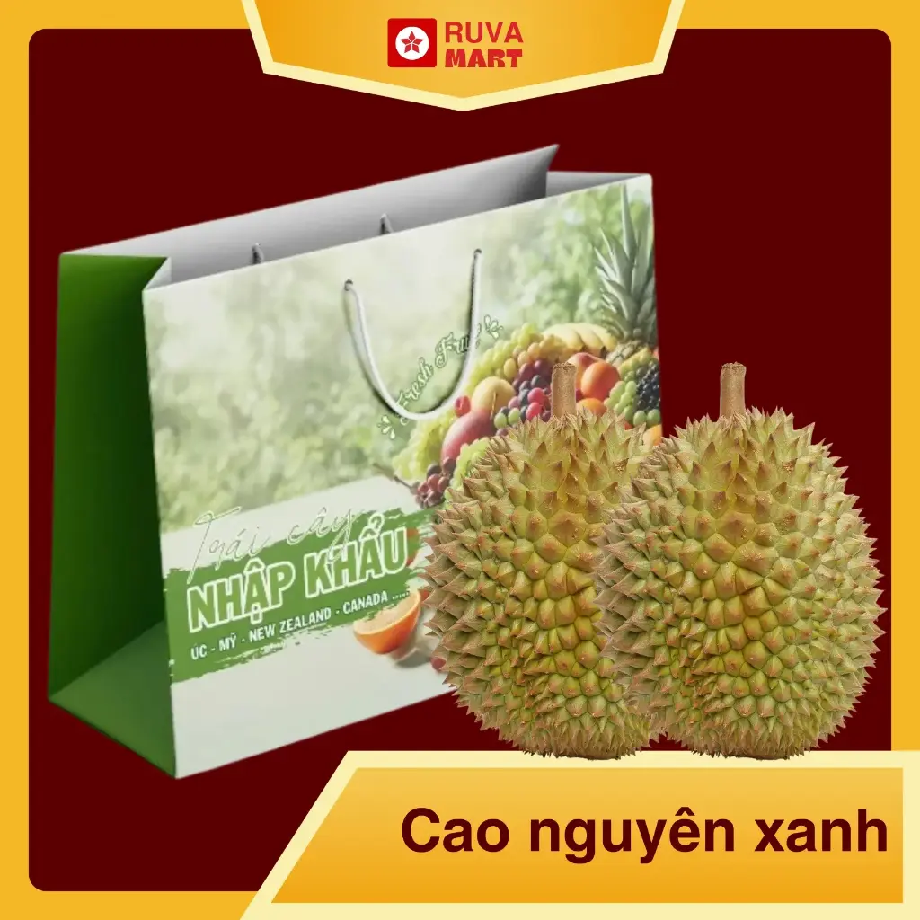 Hộp quà sầu riêng Đắk Lắk thượng hạng Cao Nguyên Xanh - 1922