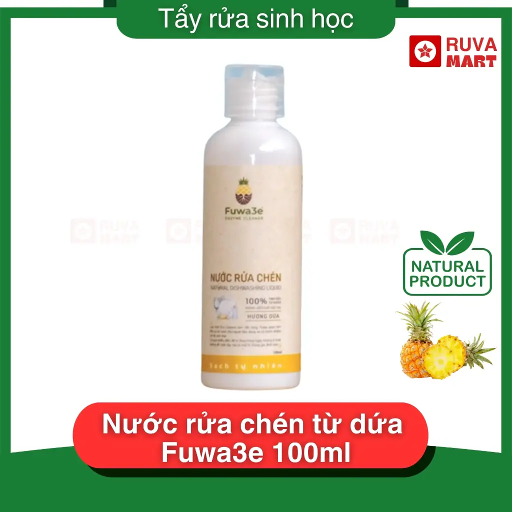 Nước rửa chén từ dứa Fuwa3e 100ml - 2215