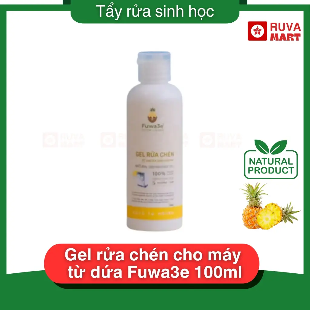 Gel rửa chén cho máy từ dứa Fuwa3e 100ml - 2219