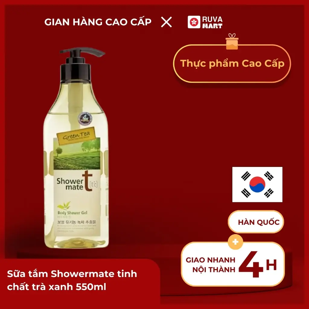 Sữa tắm Showermate tinh chất trà xanh 550ml - 2328