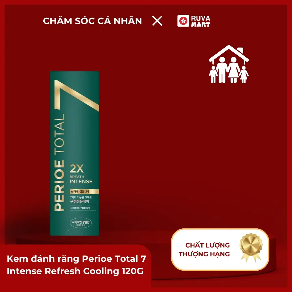 Kem đánh răng Perioe Total 7 Intense Refresh Cooling 120G  2442