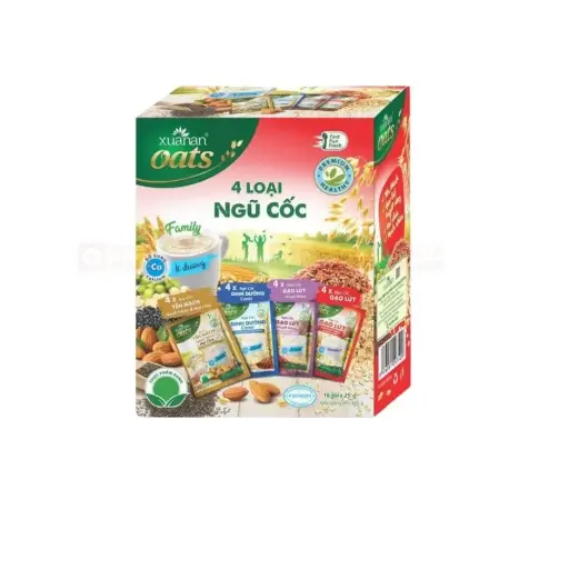 [BCGRT] Bột ngũ cốc mix 4 loại Xuân An hộp 400G - 321