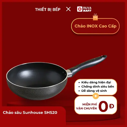 [BCGRT] Chảo sâu Sunhouse SHS20 - 1626