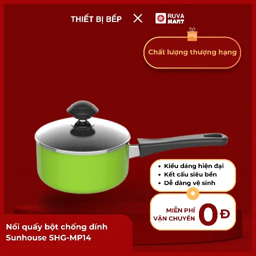 [BCGRT] Nồi quấy bột chống dính Sunhouse SHG-MP14 - 1724