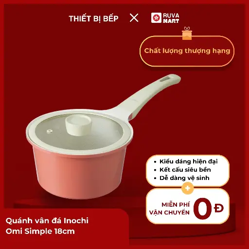 [BCGRT] Quánh vân đá Inochi Omi Simple 18cm - 1731