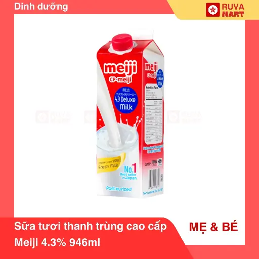 [GOM] Sữa tươi thanh trùng cao cấp Meiji 4.3% 946ml.% - 1468