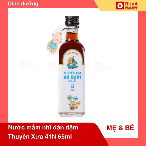 [GOM] Nước mắm nhĩ dăn dặm Thuyền Xưa 41N 65ml - 2033
