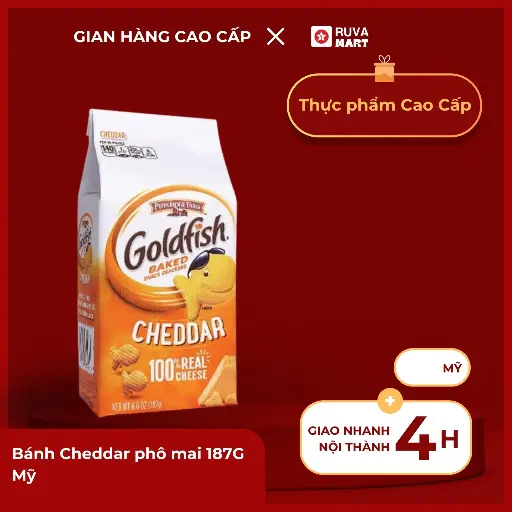 [GOM] Bánh Cheddar phô mai 187G - 2141