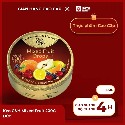 [GOM] Kẹo C&H Mixed Fruit 200G Đức - 2195