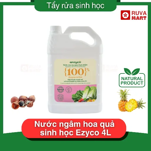 [ENZ] Nước ngâm hoa quả sinh học Enzyco 4L - 2224