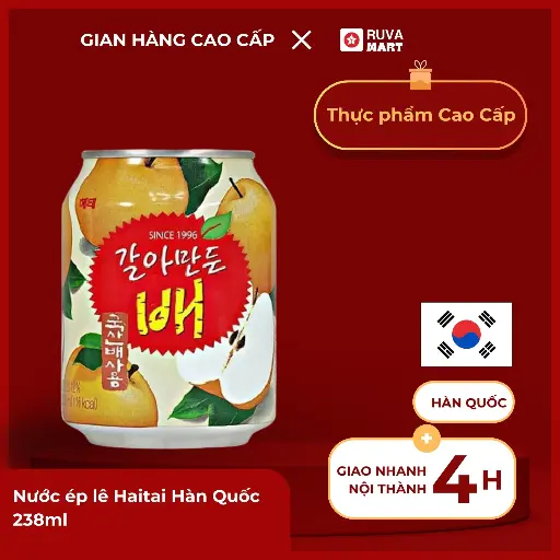[KMK] Nước ép lê Haitai Hàn Quốc 238ml - 2344