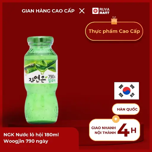 [KMK] NGK Nước lô hội 180ml Woogjin 790 ngày - 2349