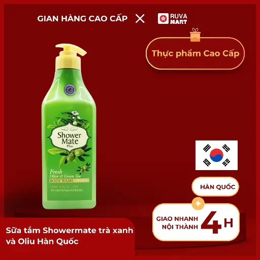 [KMK] Sữa tắm Showermate trà xanh và Oliu Hàn Quốc - 2327