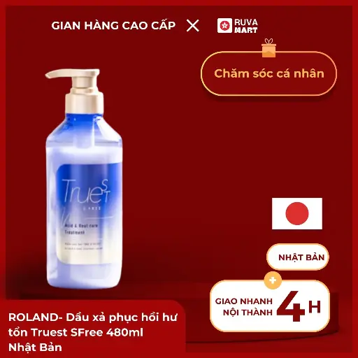 [SKK] ROLAND- Dầu xả phục hồi hư tổn Truest SFree 480ml Nhật Bản - 2361