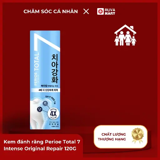 [GOM] Kem đánh răng Perioe Total 7 Intense Original Repair 120G  2441
